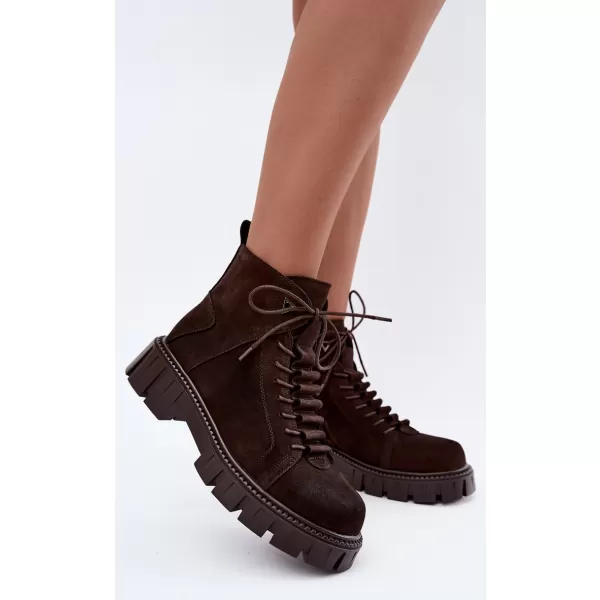  Dámske topánky D&A JC62-1045 BROWN 