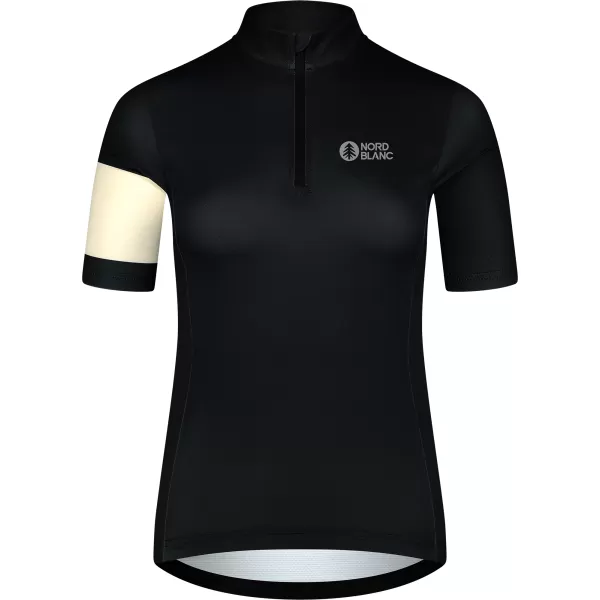  Dámsky cyklo dres NORDBLANC ENTHUSIAST NBSLF8084 ČIERNA 