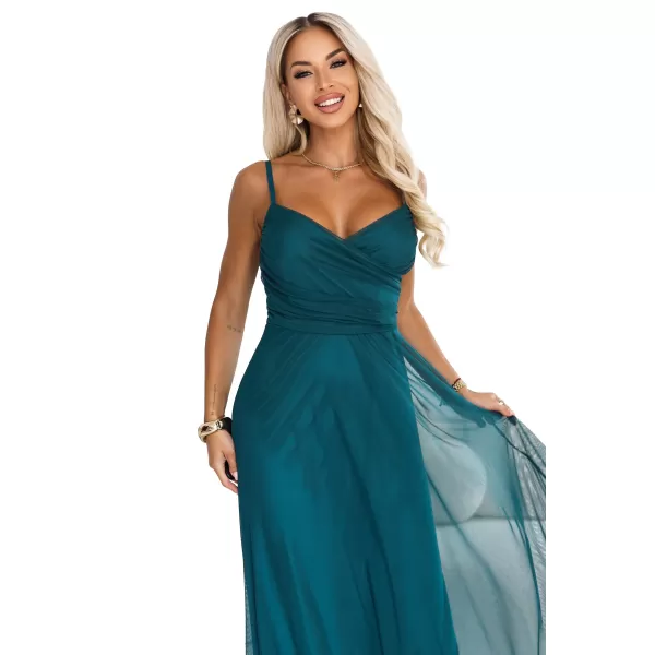  Dámske šaty NUMOCO 681-1 ZELENÁ 