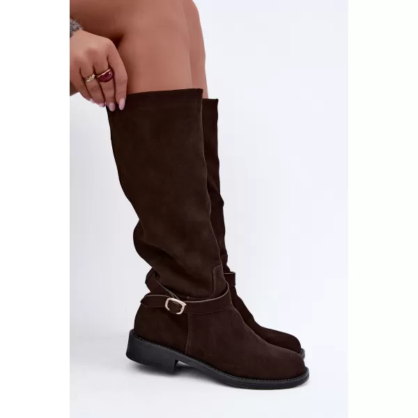  Dámske čižmy VINCEZA 89168 BROWN 