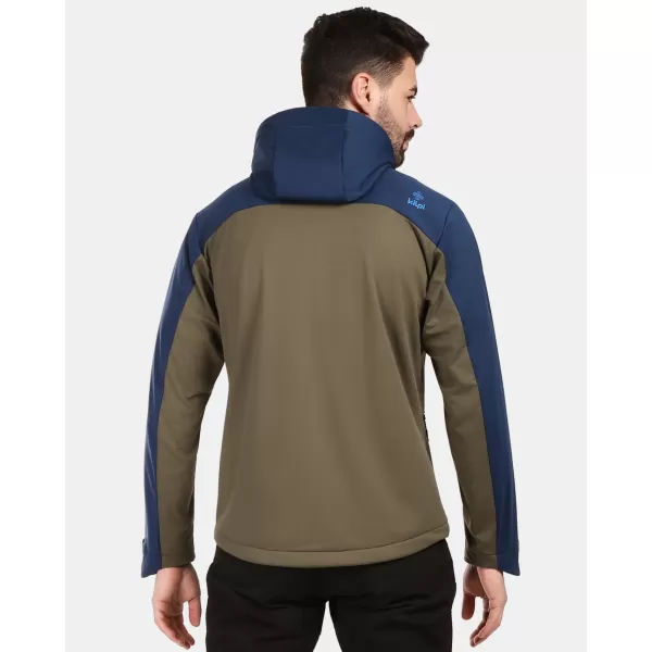  Pánska softshellová bunda KILPI ONTAVIO-M 1M0112KI KHAKI 