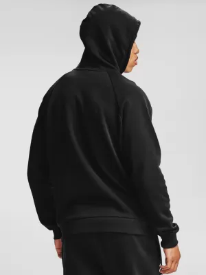 Pánska mikina UNDER ARMOUR RIVAL FLEECE BOX LOGO HD 1357095-001 ČIERNA