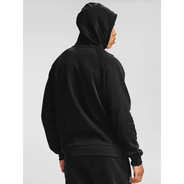  Pánska mikina UNDER ARMOUR RIVAL FLEECE BOX LOGO HD 1357095-001 ČIERNA 