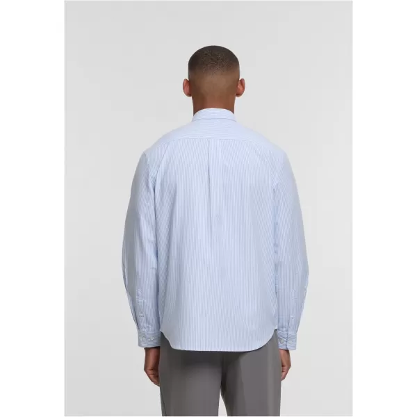  Pánska košeľa URBAN CLASSICS TB8093 LIGHT HORIZON BLUE/WHITE 