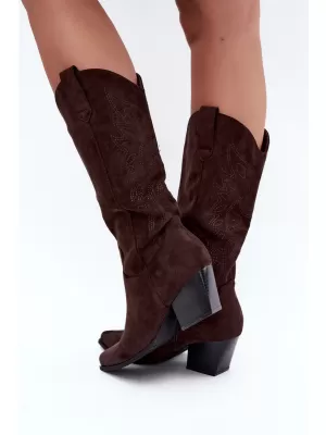Dámske čižmy BOTO 7627A BROWN