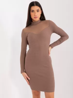 Dámske šaty BASIC FEEL GOOD RV-SK-9216.06P BROWN