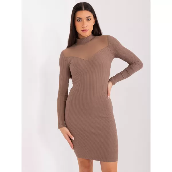 Dámske šaty BASIC FEEL GOOD RV-SK-9216.06P BROWN 