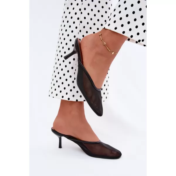 Dámske šľapky BOTO LN-81 BLACK 