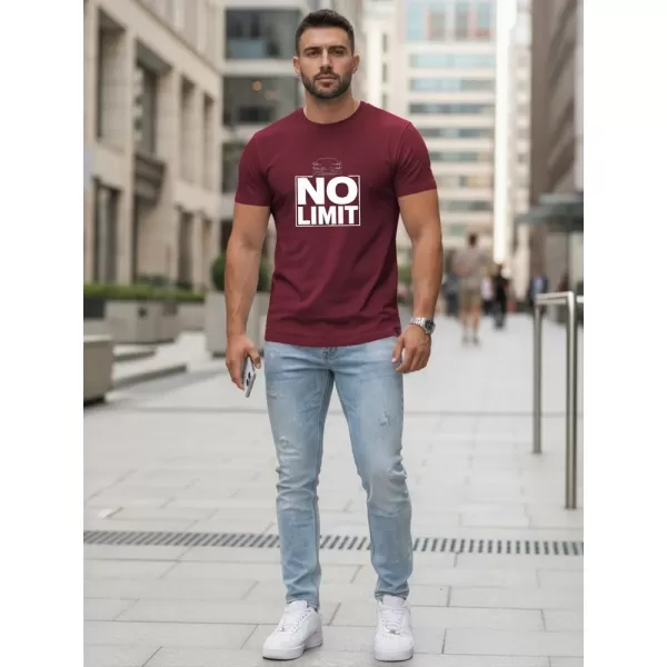  Pánske tričko DSTREET NX0129R-BU BORDOVÁ 