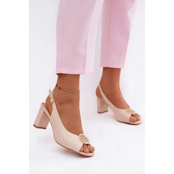  Dámske sandále BOTO 26SD98-9823 BEIGE 