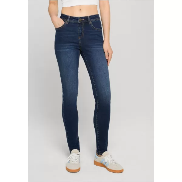  Dámske nohavice URBAN CLASSICS TB8370 DARK BLUE WASHED 