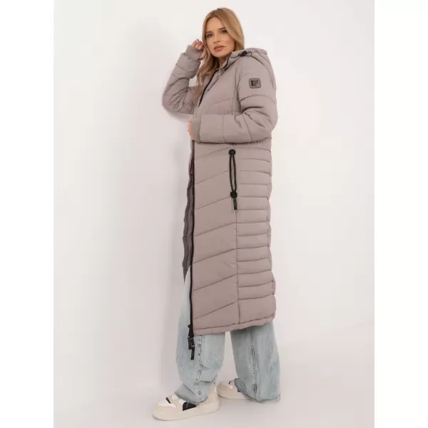  Dámsky kabát SUBLEVEL D51160XB44540A1 DARK BEIGE 