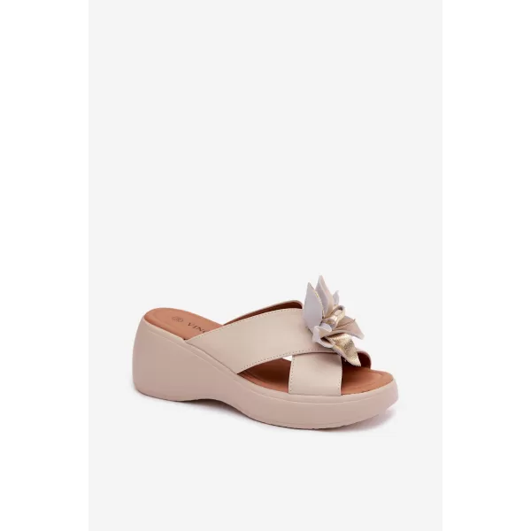  Dámske šľapky VINCEZA 41511 BEIGE 