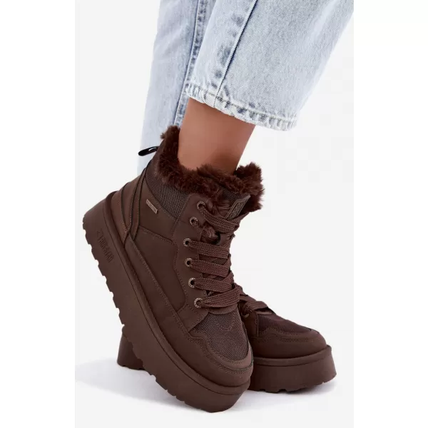  Dámske topánky BIG STAR SHOES UU274168 BROWN/BEIGE SHADOWS 