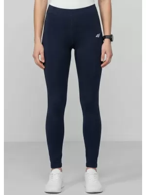 Dámske legíny 4F WMM00TTIGF296 NAVY