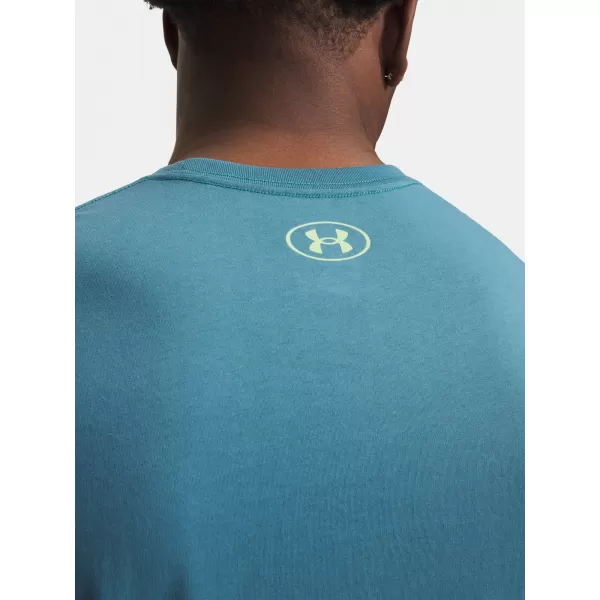  Pánske tričko UNDER ARMOUR TEAM ISSUE WORDMARK SS 1329582-466 MODRÁ 