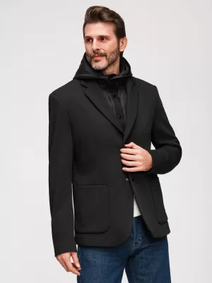 Pánska bunda OMBRE M167 BLACK