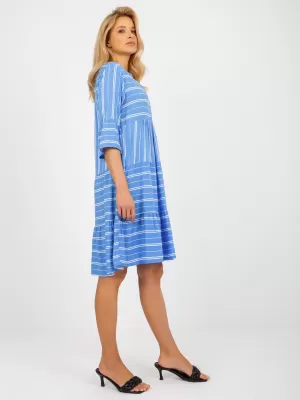 Dámske šaty SUBLEVEL D73771M30214F BLUE