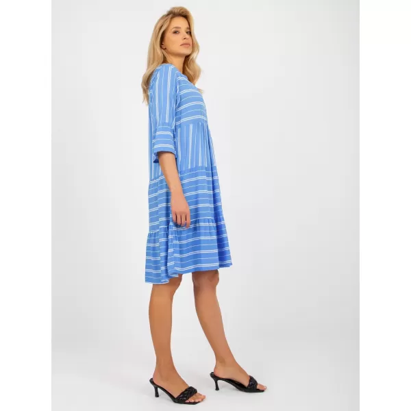  Dámske šaty SUBLEVEL D73771M30214F BLUE 