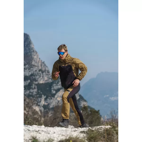  Pánska nepremokavá softshellová bunda NORDBLANC EXPEDITIOUS NBSSM8323 HNEDÁ 