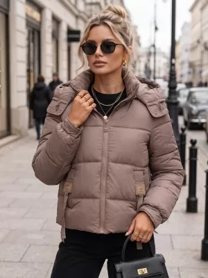 Dámska bunda DSTREET TY5748 BÉŽOVÁ