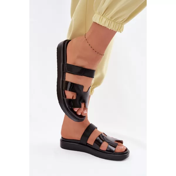  Dámske šľapky BOTO 26SD18-9807 BLACK 