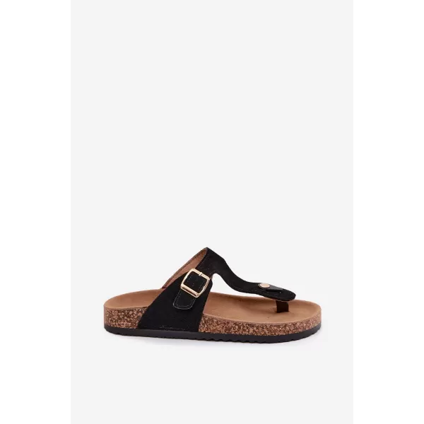  Dámske žabky BOTO 26SD21-101 BLACK 