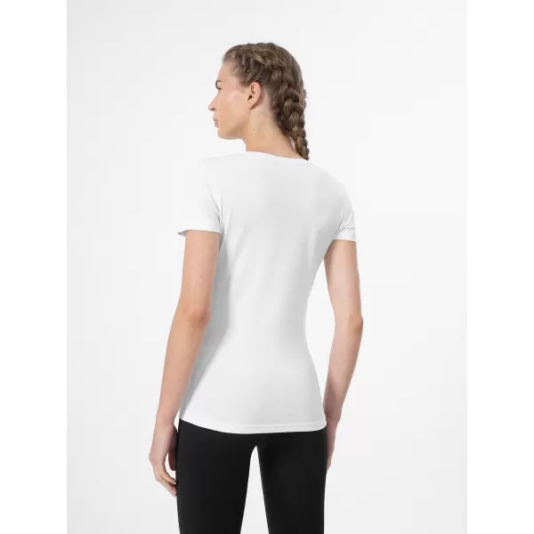  Dámske tričko 4F WMM00TTSHF2356 WHITE 