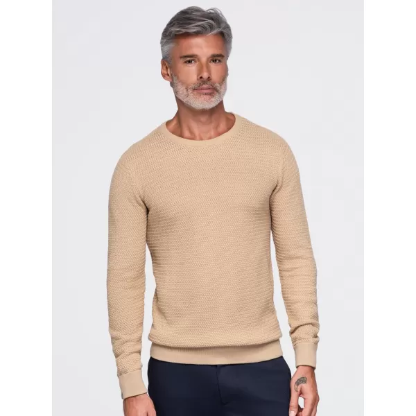  Pánsky sveter OMBRE OM-SWSW-0119 SAND 