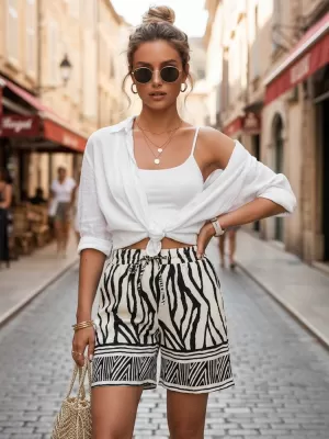 Dámske kraťasy DSTREET SY0541 ČIERNA
