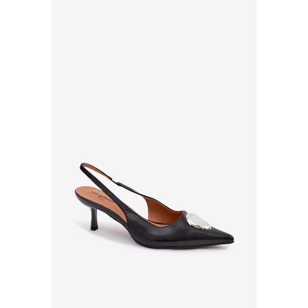  Dámske sandále BOTO P-1443 BLACK 