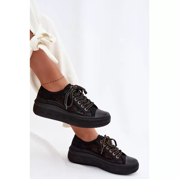  Dámske tenisky LEE COOPER LCW-26-44-4479 BLACK 