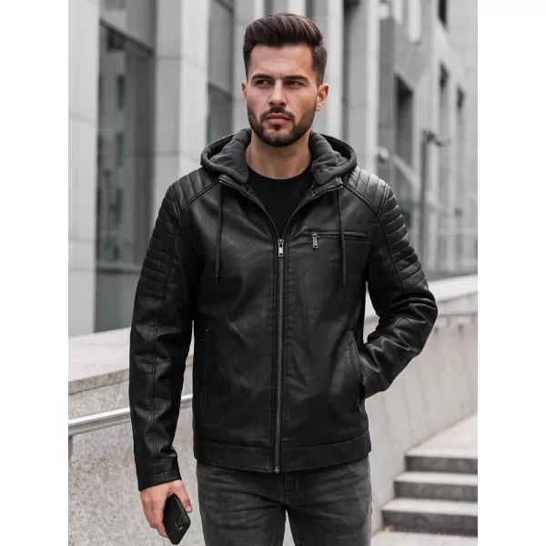  Pánska bunda DSTREET TX5143 ČIERNA 