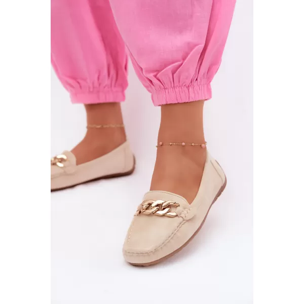  Dámske mokasíny BOTO XA011 BEIGE 