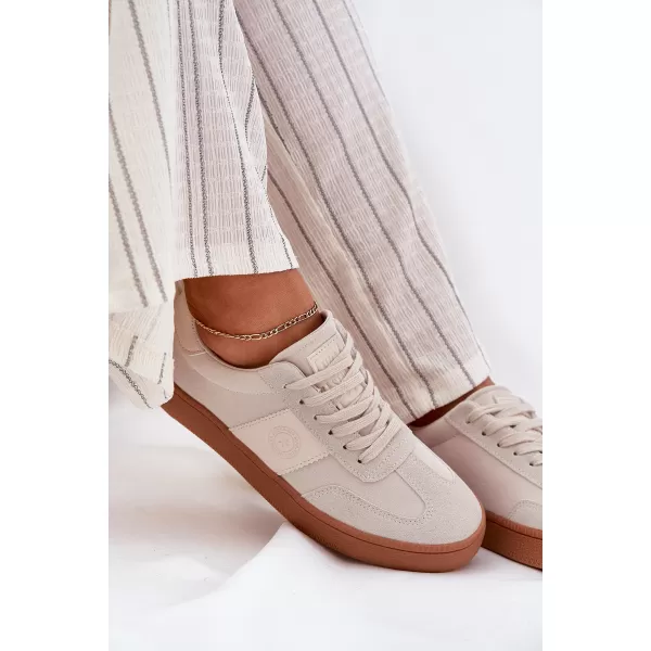  Dámske tenisky BIG STAR SHOES RR274806 BEIGE 