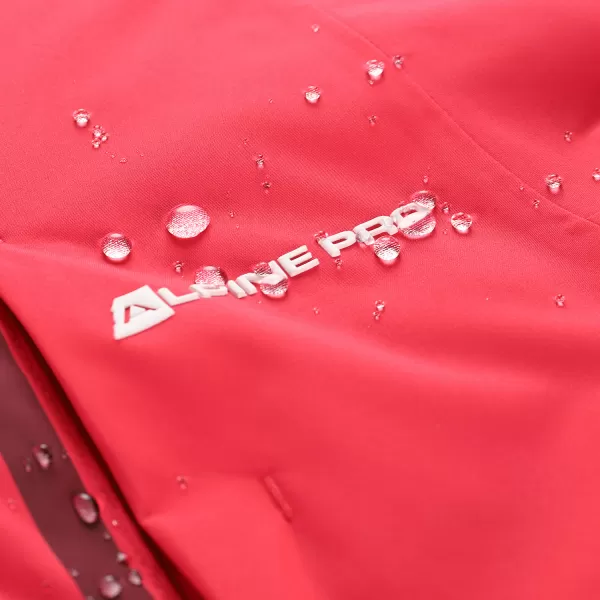  Detská lyžiarska bunda ALPINE PRO DEARO 3 RASPBERRY 