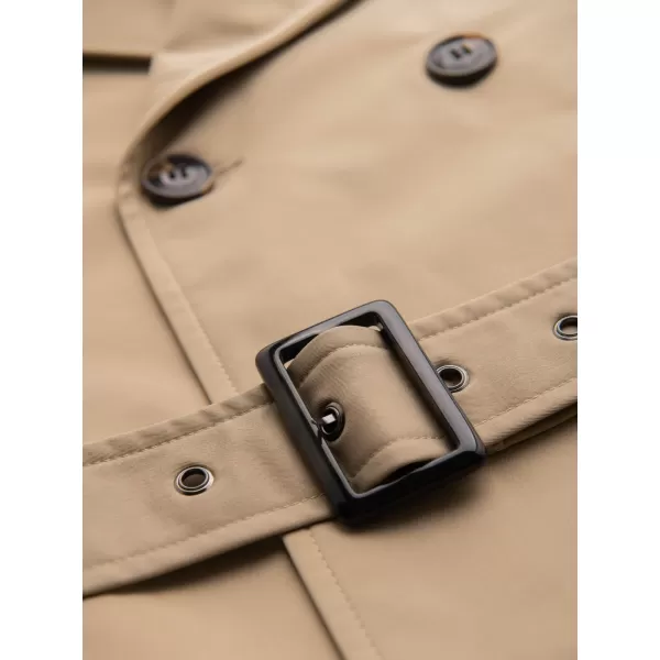  Pánsky kabát OMBRE OM-COLC-0146 BEIGE 