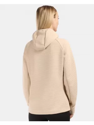 Dámska fleece mikina KILPI TANALI-W 1L0202KI BÉŽOVÁ