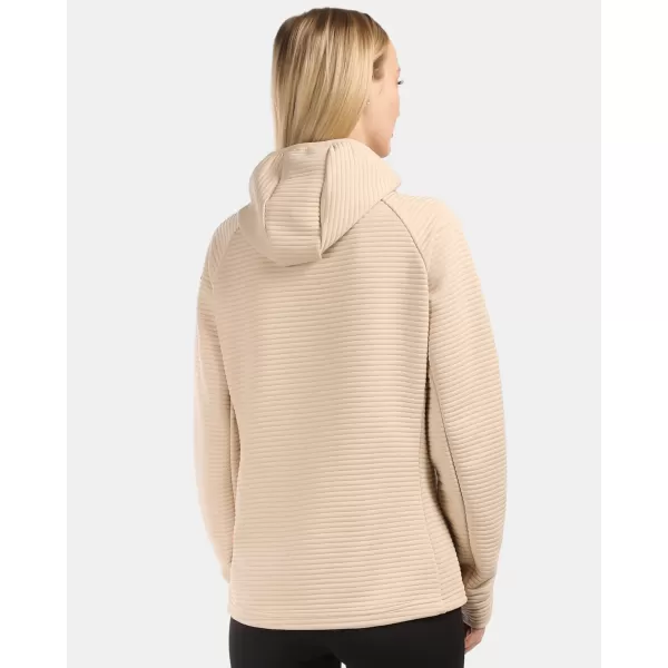  Dámska fleece mikina KILPI TANALI-W 1L0202KI BÉŽOVÁ 