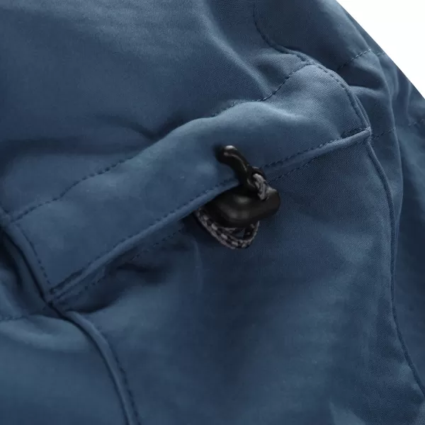  Pánska softshellová bunda ALPINE PRO HOOR 2 DK.METAL BLUE 