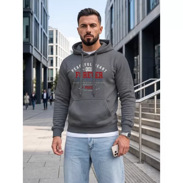  Pánska mikina DSTREET NX5150BX-05-09 TMAVO ŠEDÁ 
