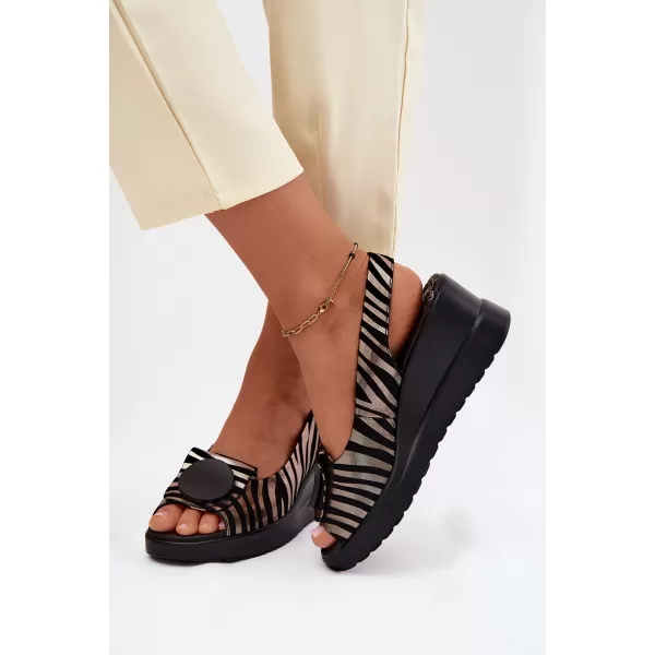  Dámske sandále ARTIKER 58C0295 BLACK 
