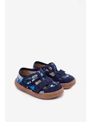 Detské barefoot papuče MILAMI BF10/BR-31 BLUE