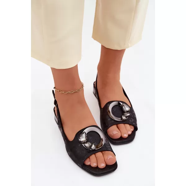  Dámske sandále S.BARSKI KV61-6024 BLACK 