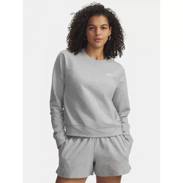  Dámska mikina UNDER ARMOUR SPORT TERRY CREW 6011016-011 ŠEDÁ 