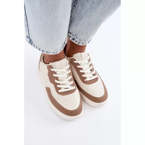  Dámske tenisky BIG STAR SHOES UU274275 WHITE/BEIGE 