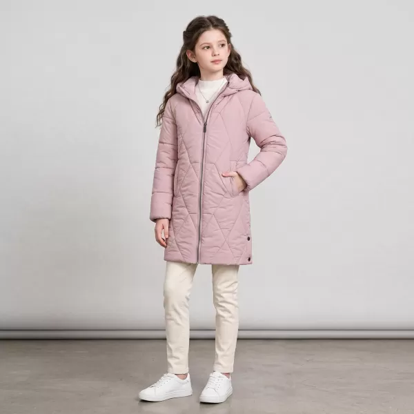  Detský zimný ultraľahký kabát ALPINE PRO DEFRO 2 LIGHT LILAC 