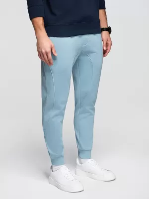 Pánske tepláky OMBRE OM-PABS-0305 BLUE