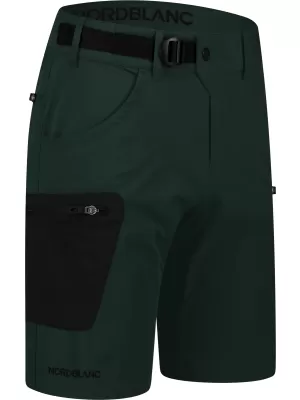 Pánske kraťasy NORDBLANC ARC NBSPM8358 TMAVO ZELENÁ