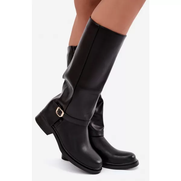  Dámske čižmy BOTO 5858 BLACK 